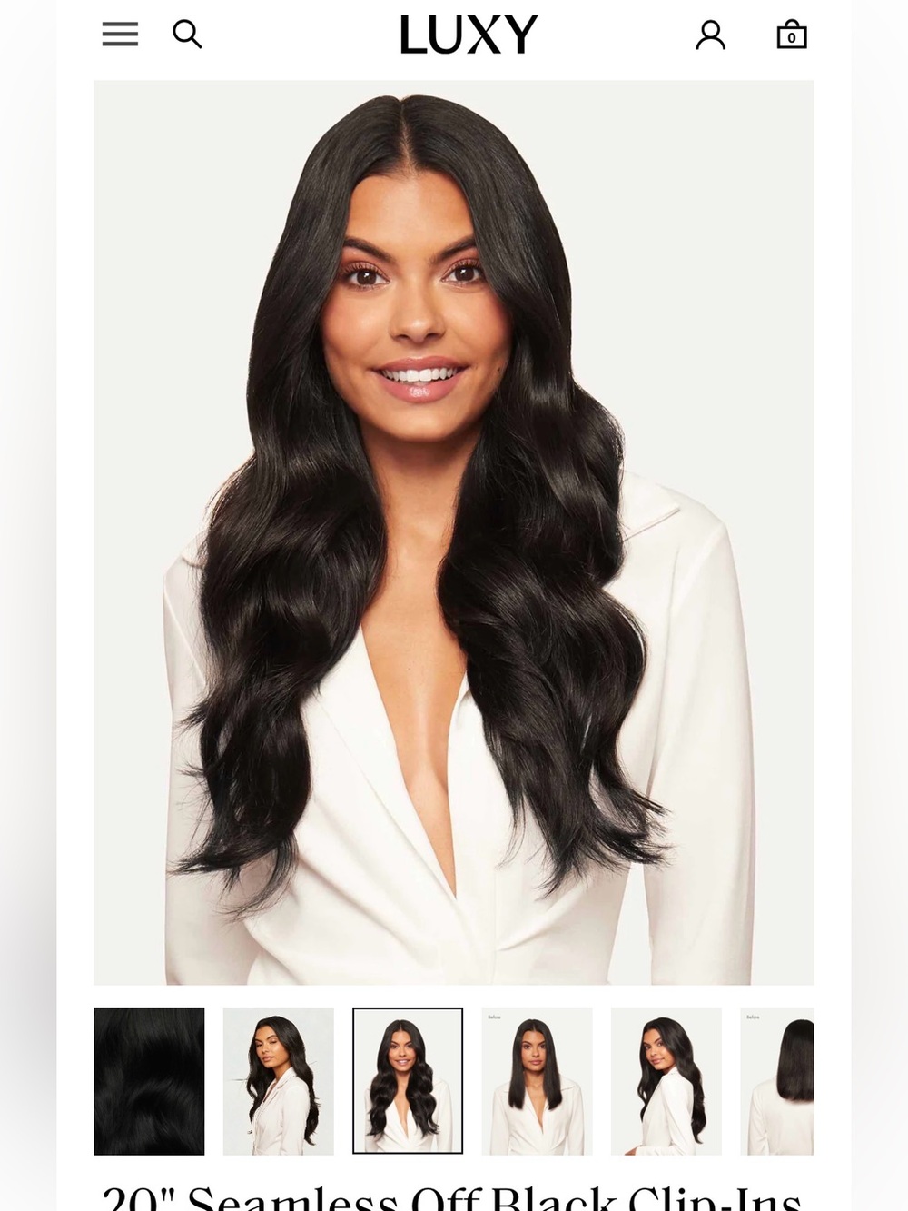 Luxy 100% Remy human hair extensions. (160g)
